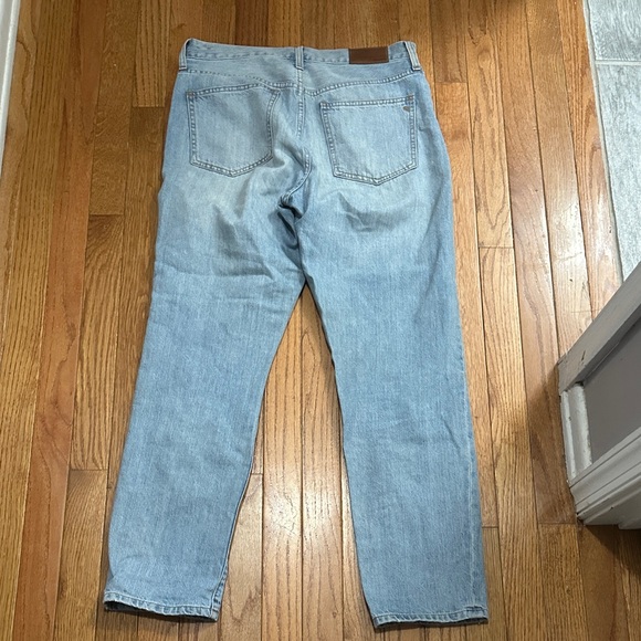 Madewell Light Blue Straight Leg Jeans Size 8 - Picture 4 of 11